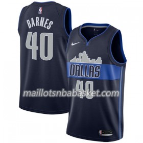Maillot Homme Dallas Mavericks Harrison Barnes 40 Nike 2017-18 Navy Swingman